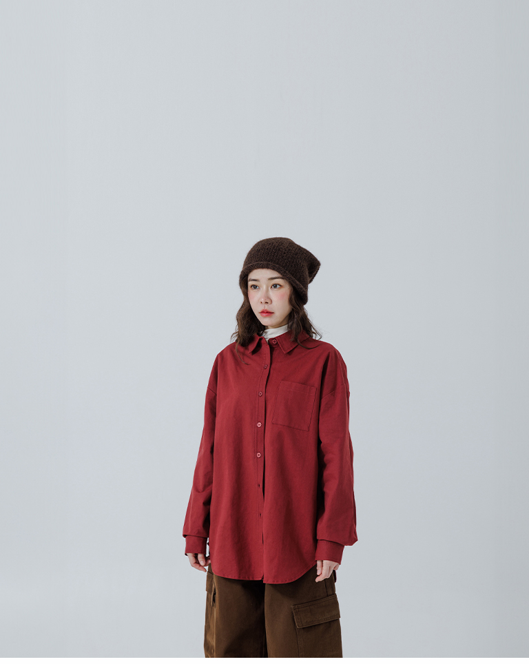 ワンポケットオーバーシャツ