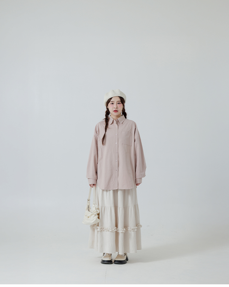 ワンポケットオーバーシャツ