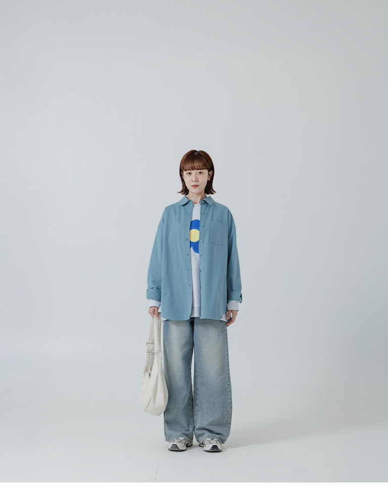 ワンポケットオーバーシャツ