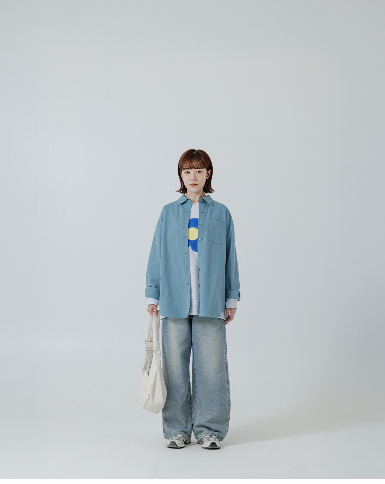 ワンポケットオーバーシャツ