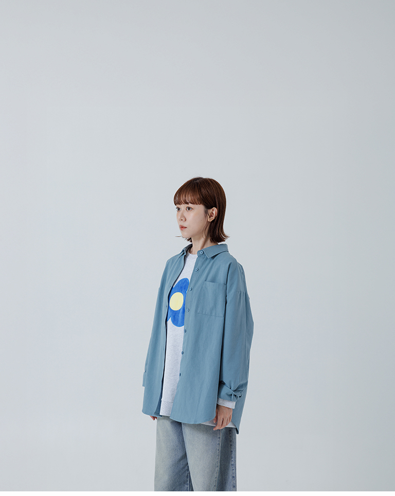 ワンポケットオーバーシャツ