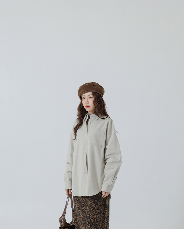 ワンポケットオーバーシャツ