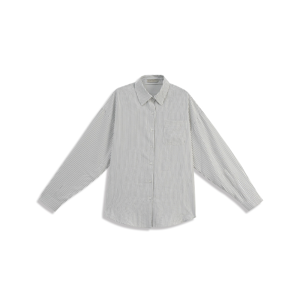 ストライプロングスリーブシャツ