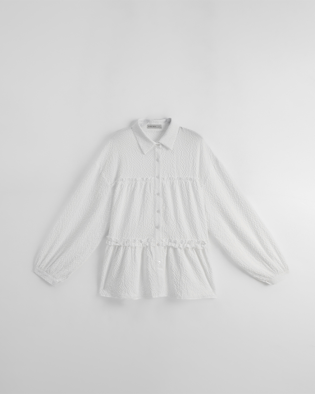 フリルフレアワイドシャツ 3色展開