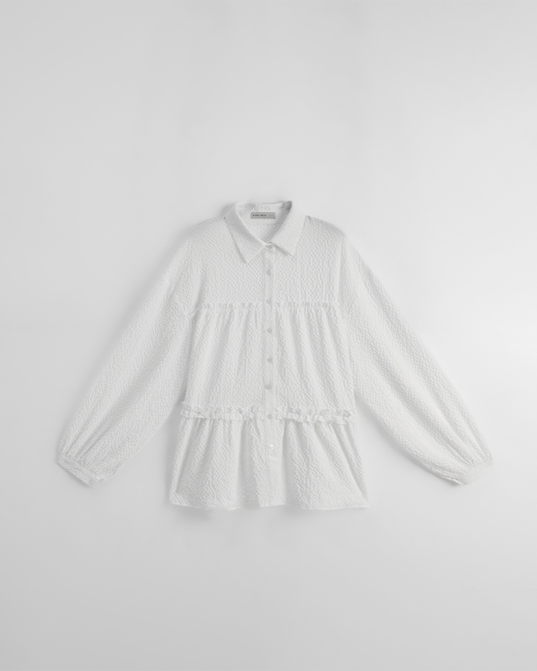 フリルフレアワイドシャツ 3色展開