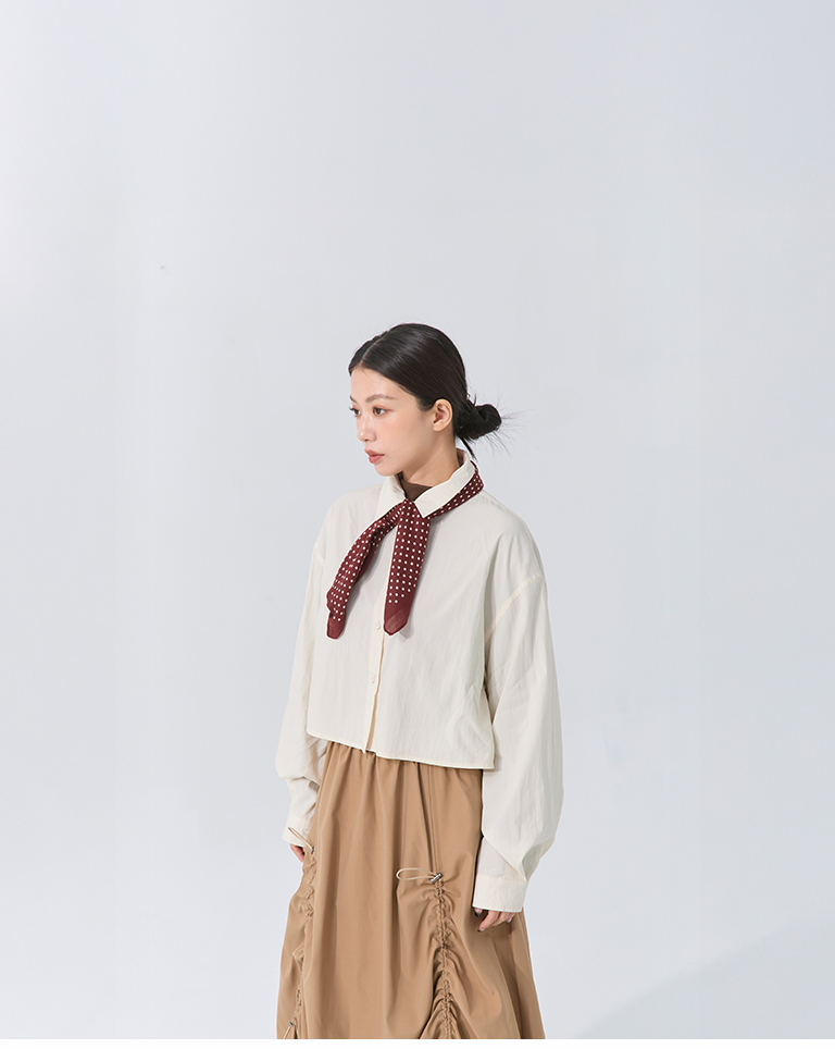 バックタックショートシャツ 4色展開