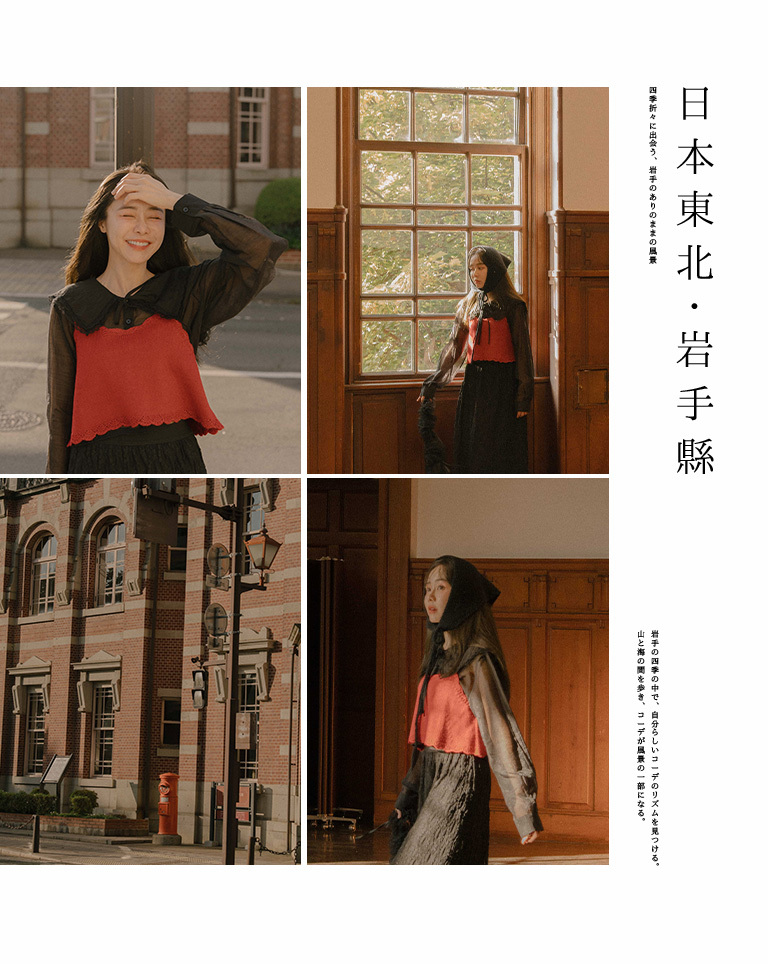 レースカラーショートシャツ 2色展開