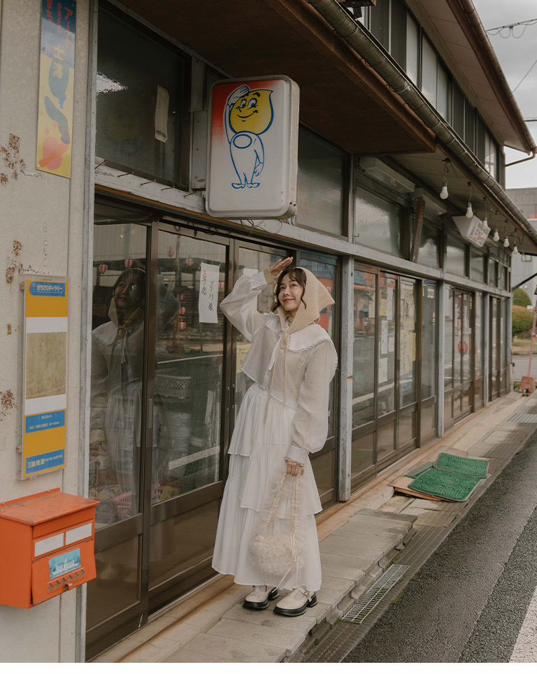 レースカラーショートシャツ 2色展開