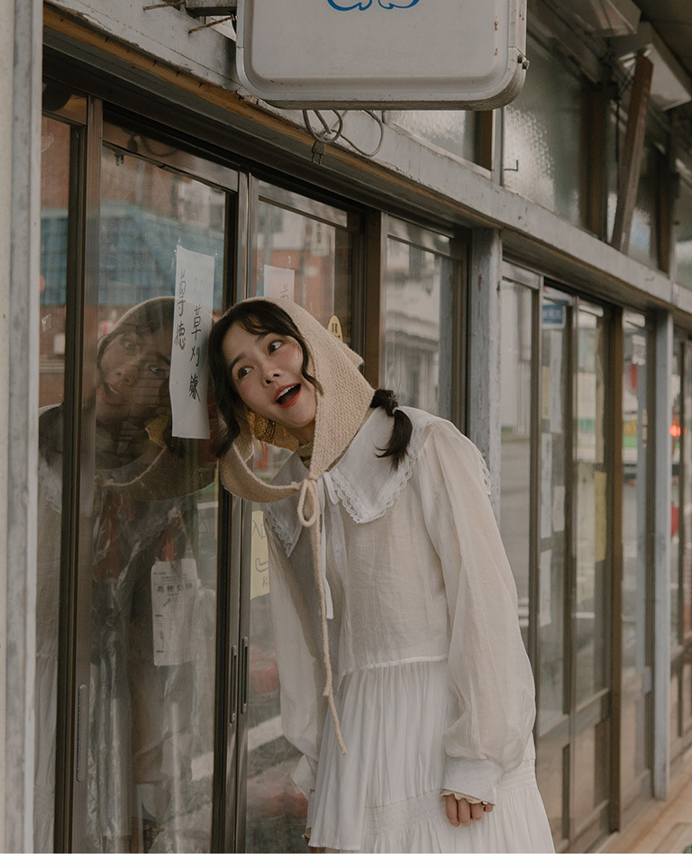 レースカラーショートシャツ 2色展開