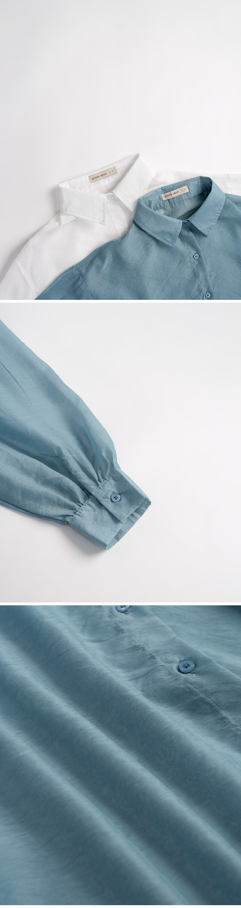 シアーシャツカーディガン　2色展開