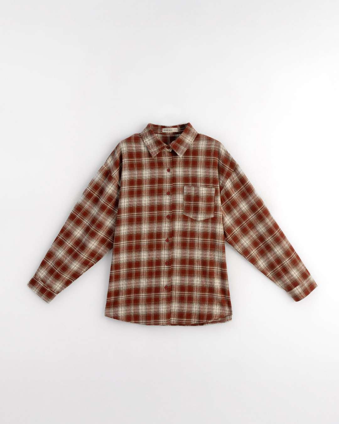 チェックオーバーサイズシャツ 2色展開