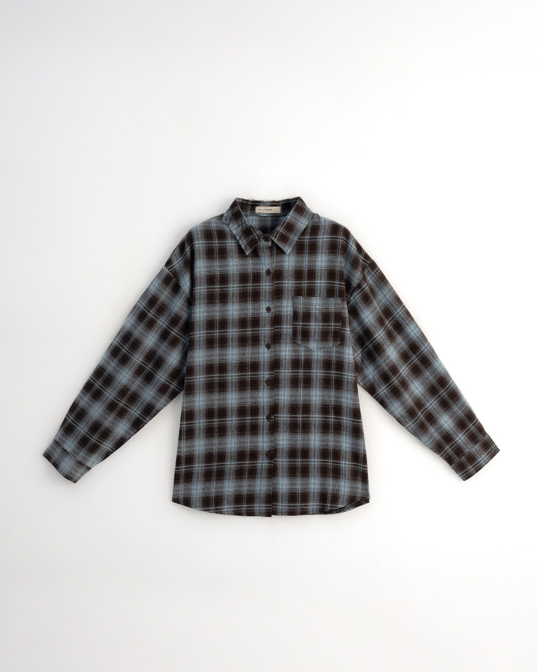 チェックオーバーサイズシャツ 2色展開