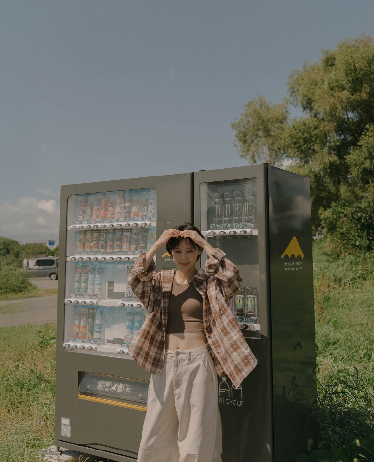 チェックデザイン長袖シャツ 2色展開