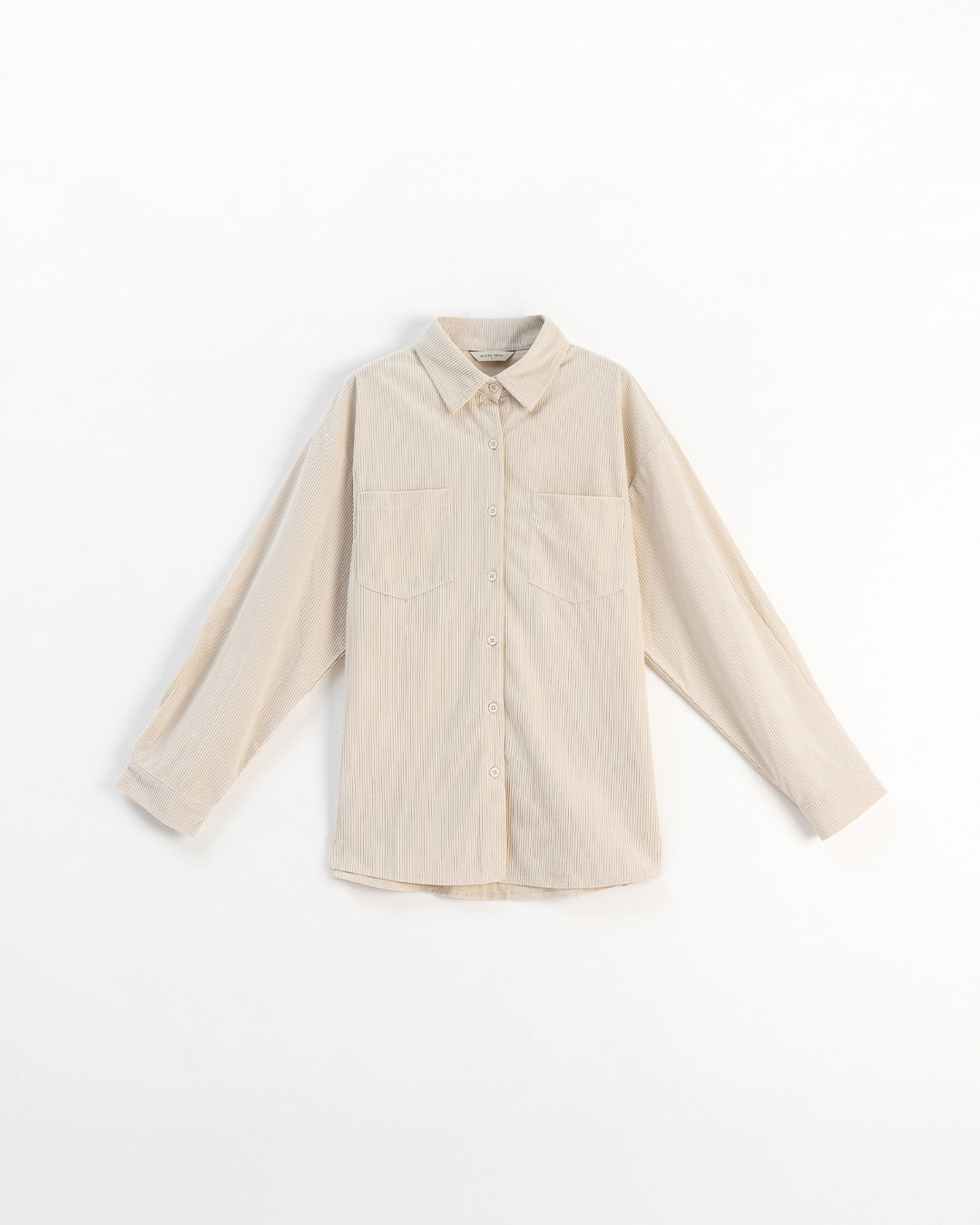 コーデュロイ長袖シャツ 3色展開