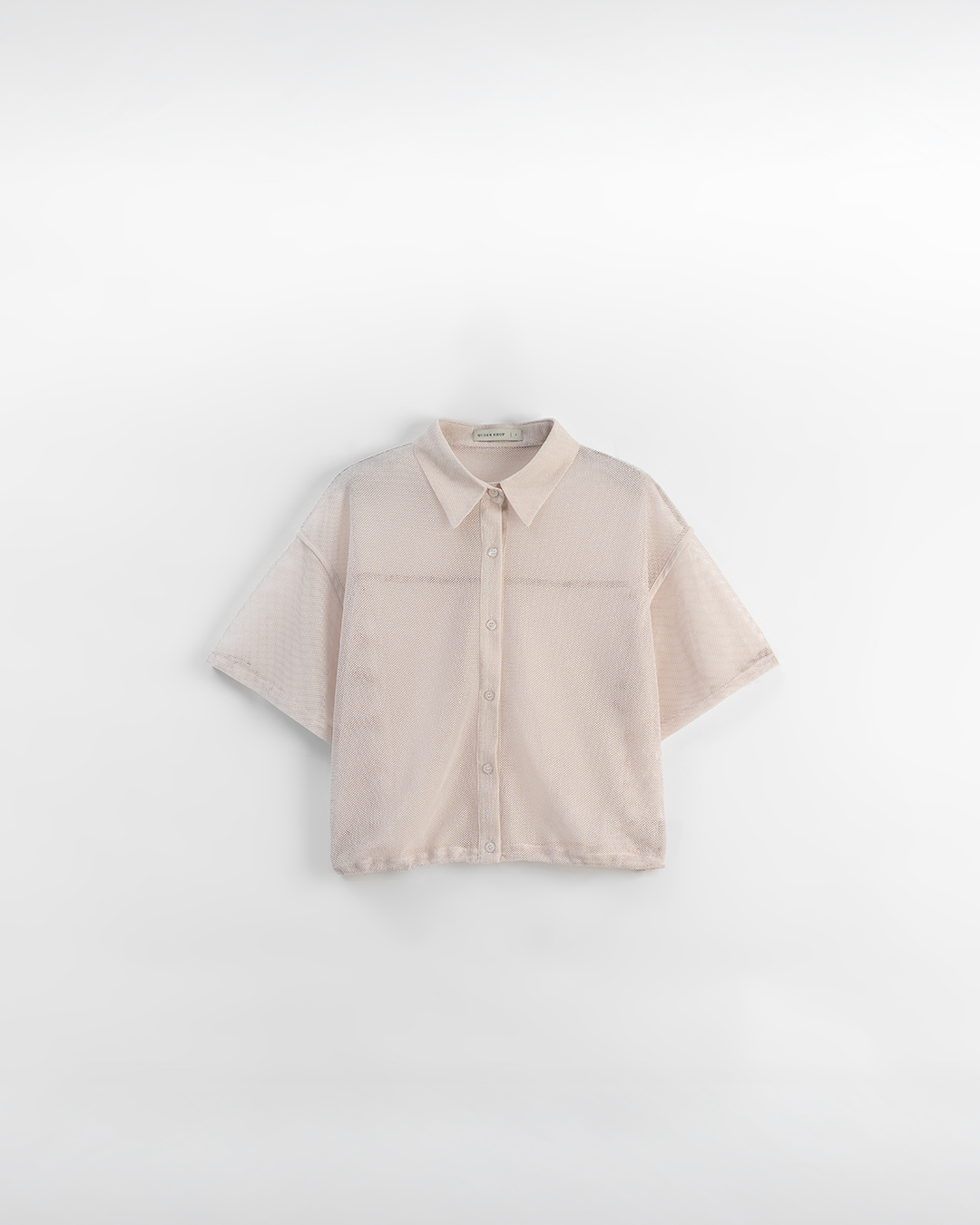シアーメッシュシャツ 2色展開