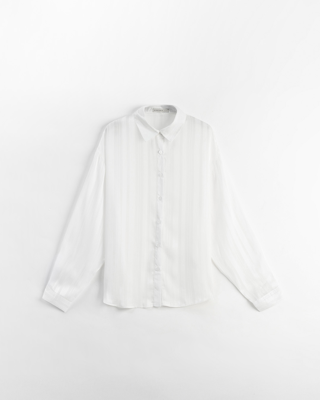 シアーストライプシャツ 3色展開