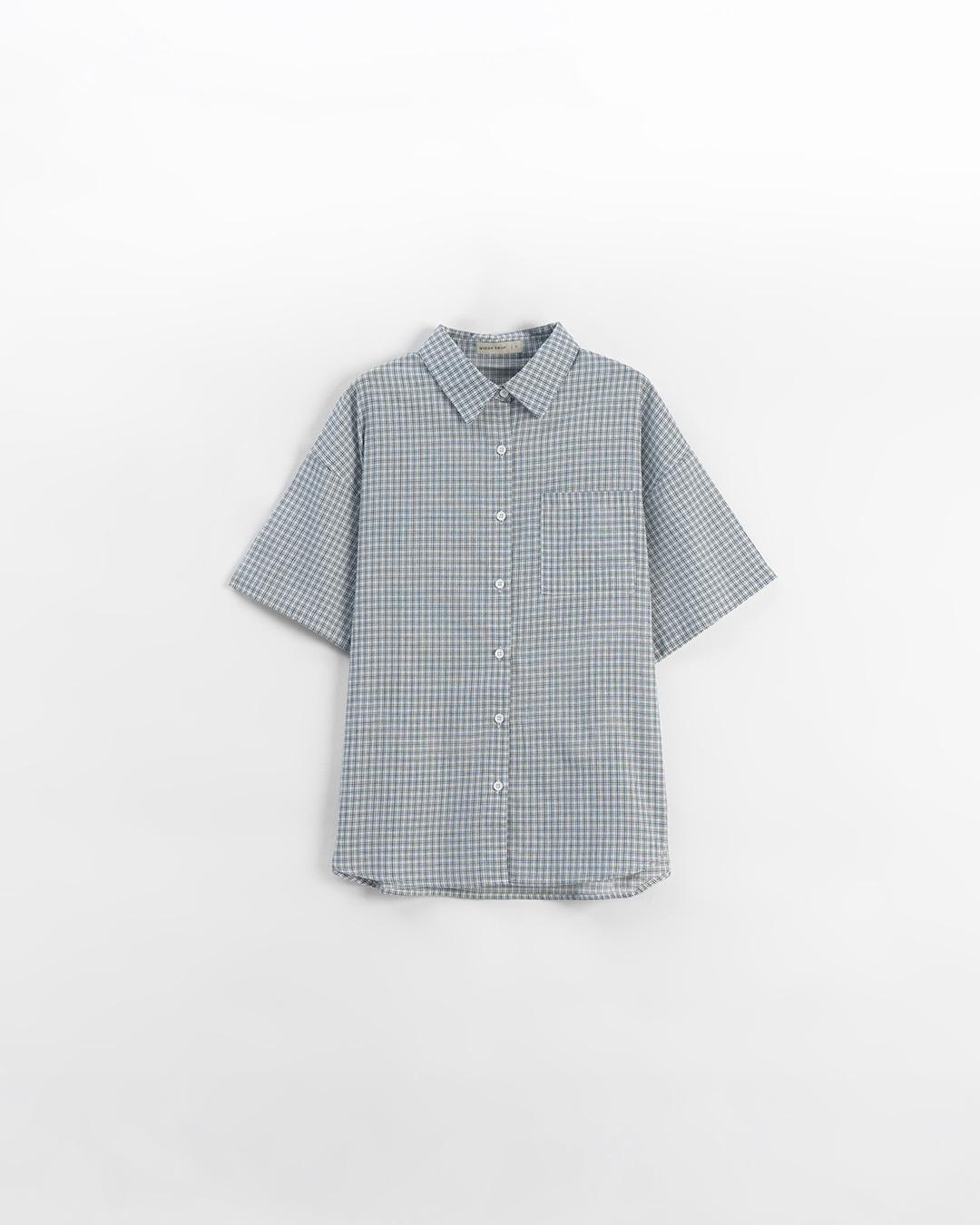 チェックワンポケット半袖シャツ 2色展開