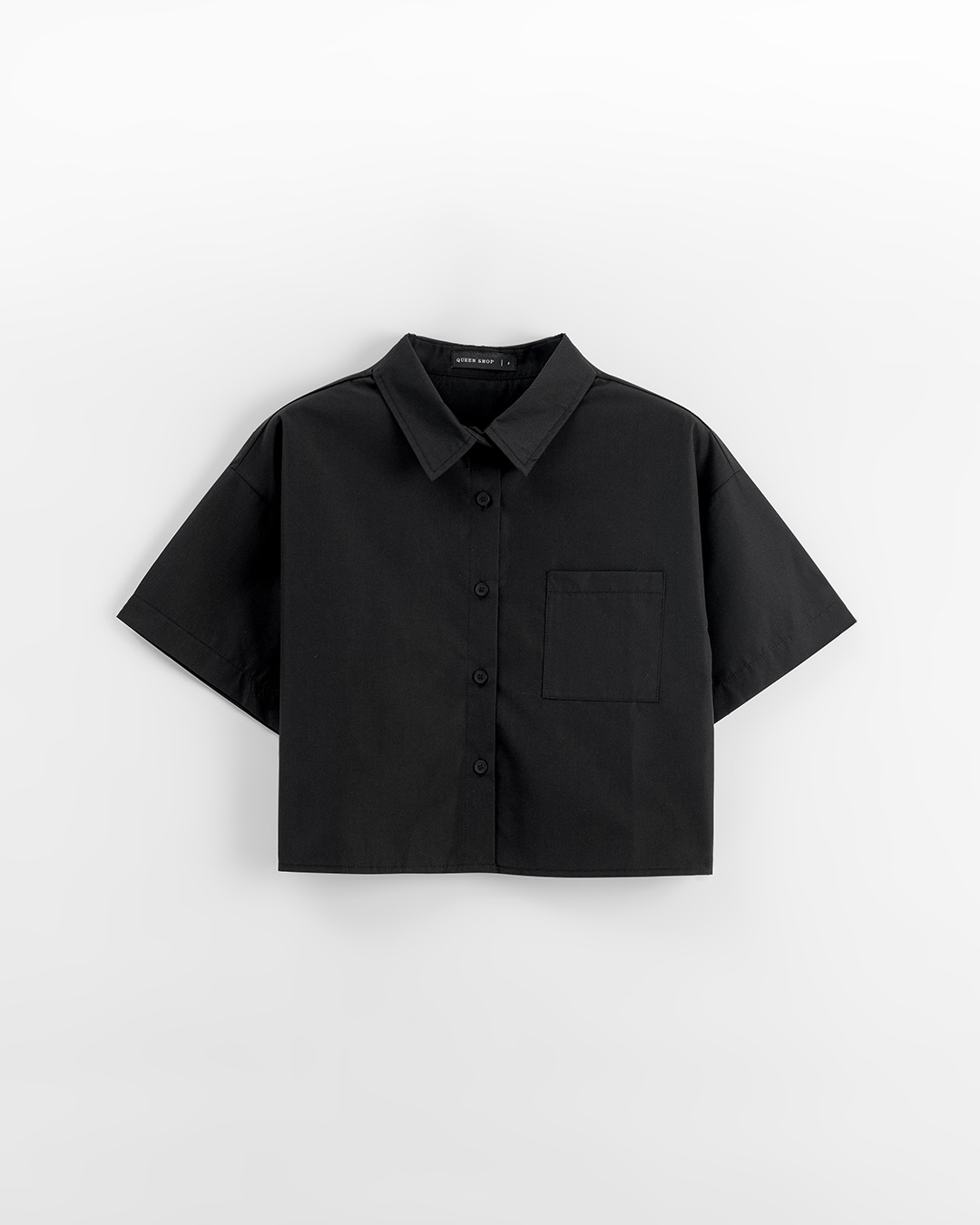 バックボタンクロップドシャツ 4色展開