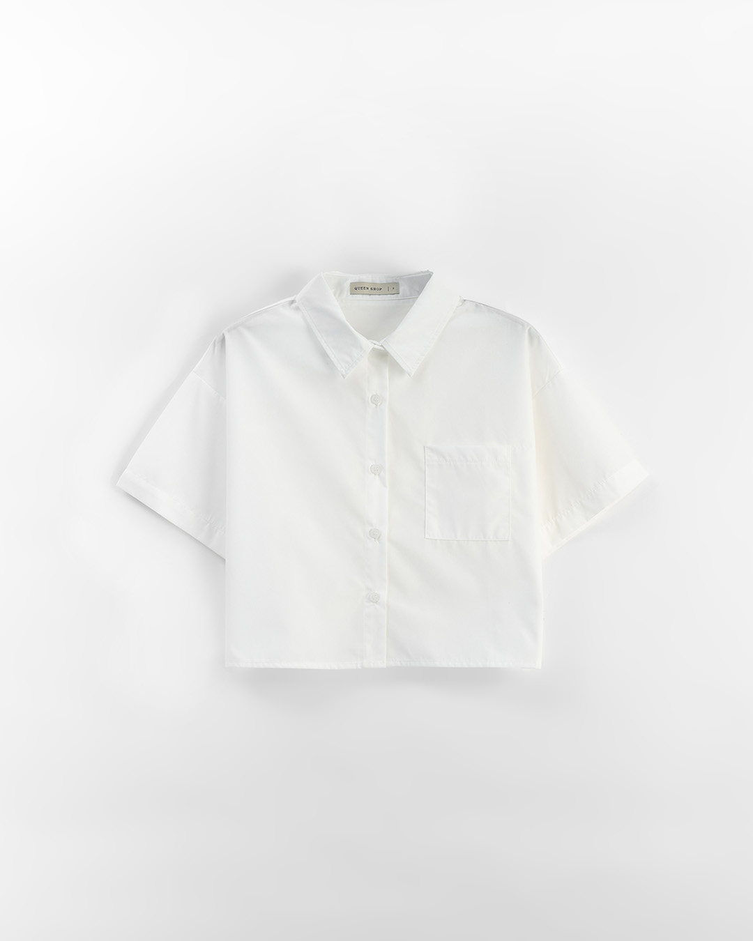 バックボタンクロップドシャツ 4色展開