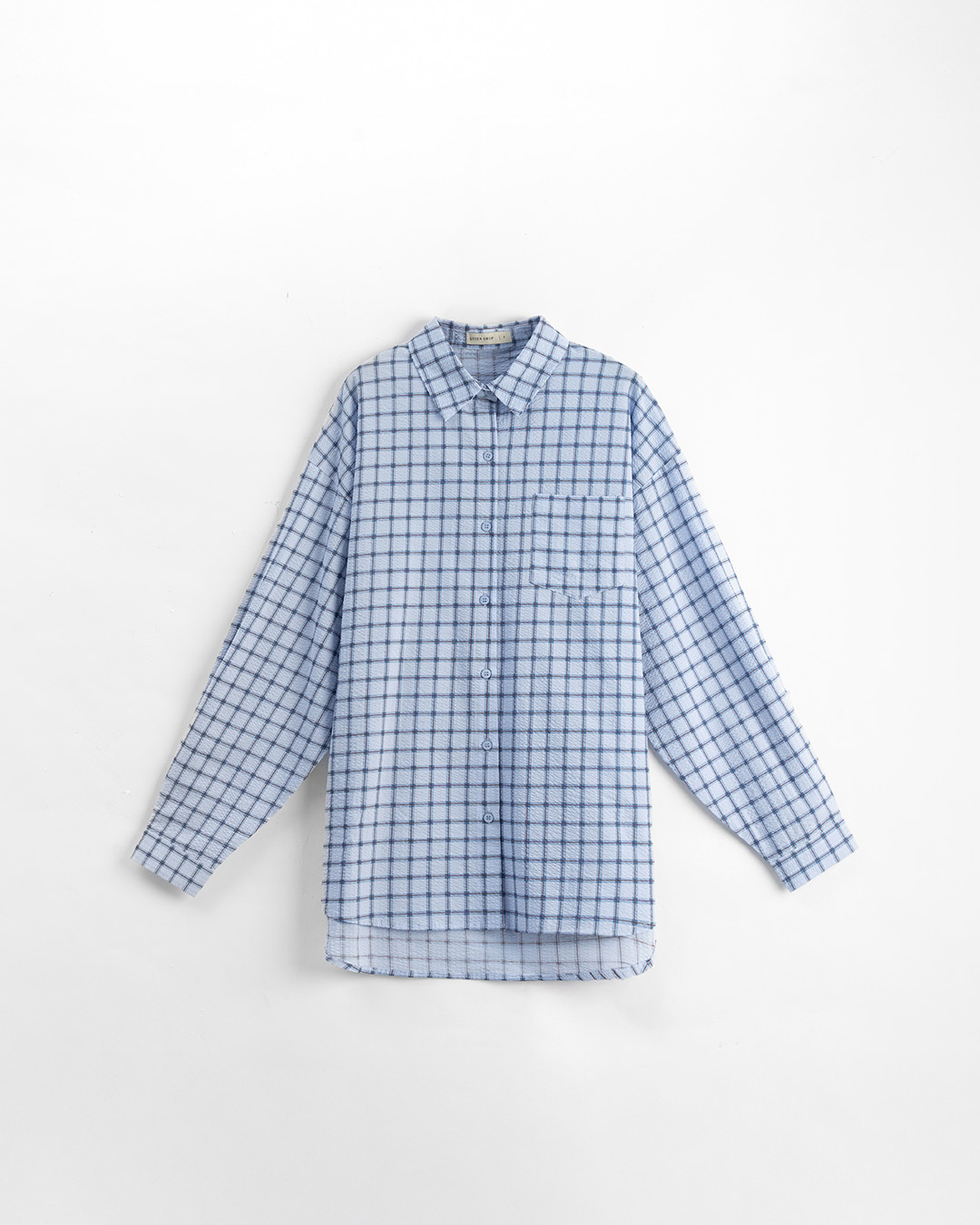 チェック柄長袖シャツ 2色展開