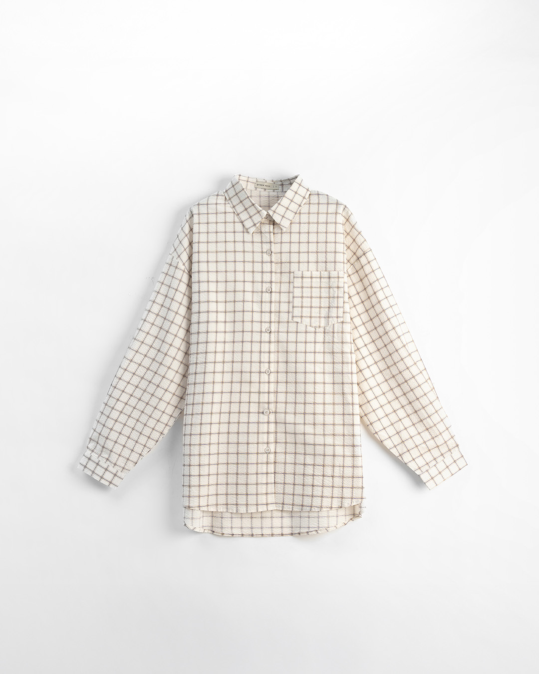 チェック柄長袖シャツ 2色展開