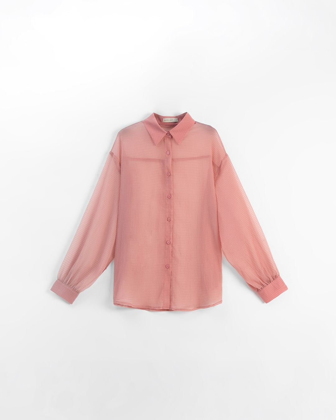 シアー楊柳シャツ 4色展開