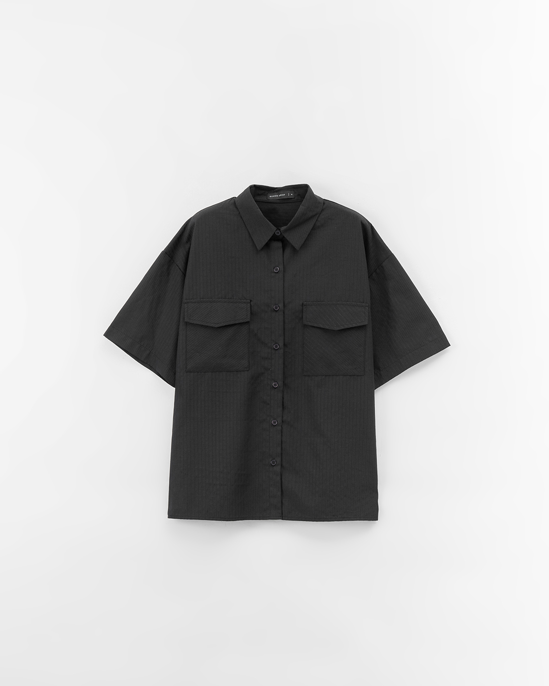 ダブルポケットチェックルーズシャツ 2色展開