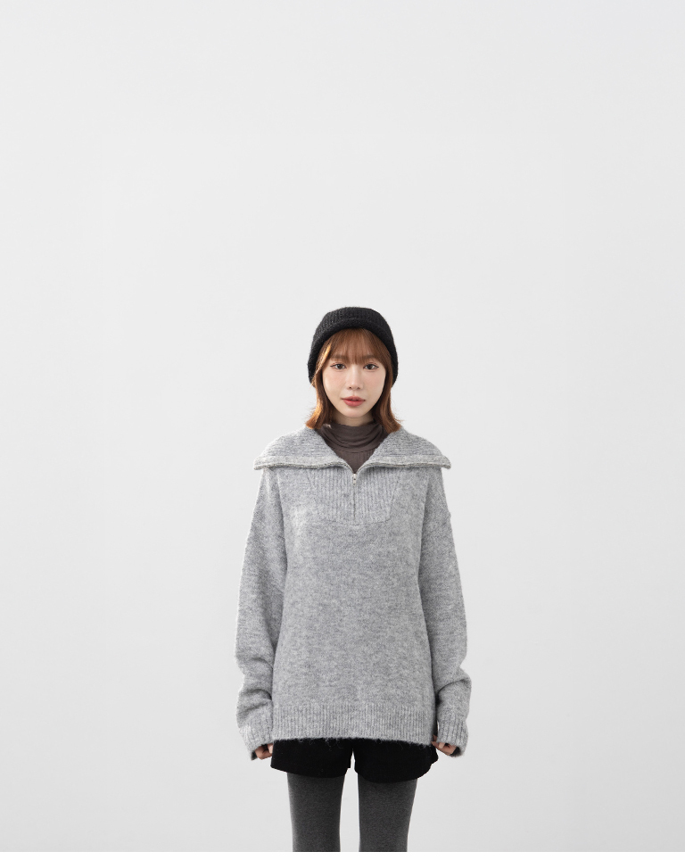 ハーフプラケットニット 4色展開