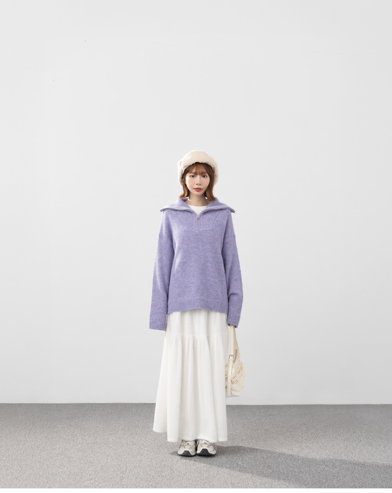 ハーフプラケットニット 4色展開