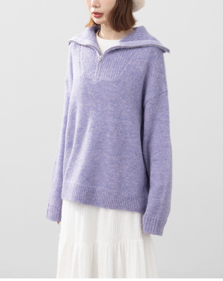 ハーフプラケットニット 4色展開