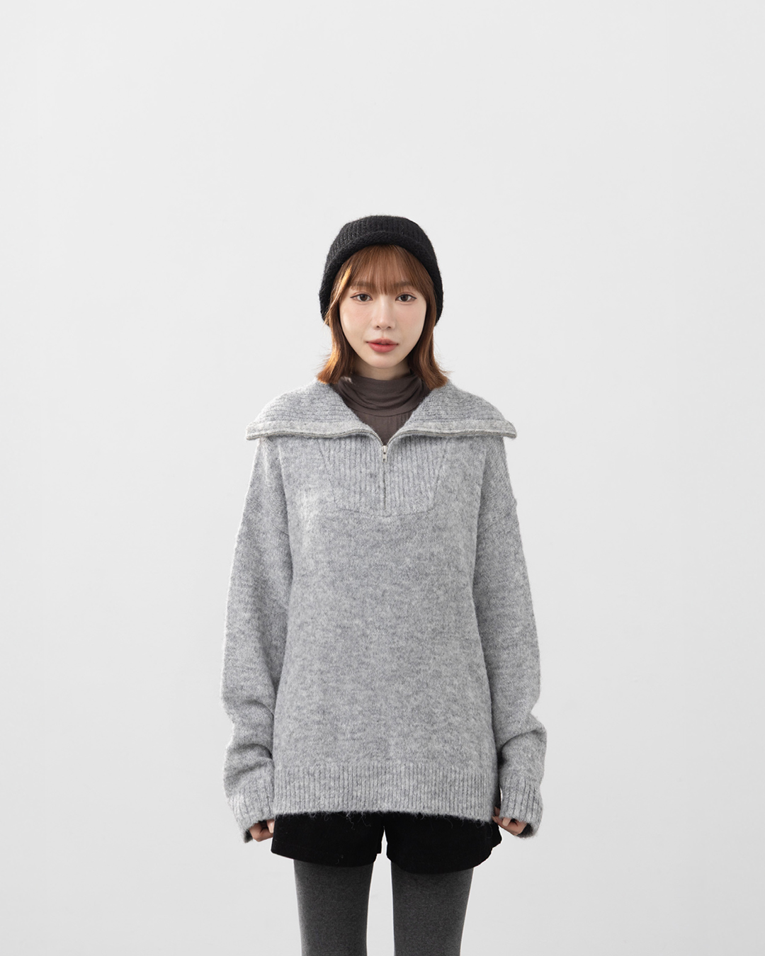 ハーフプラケットニット 4色展開