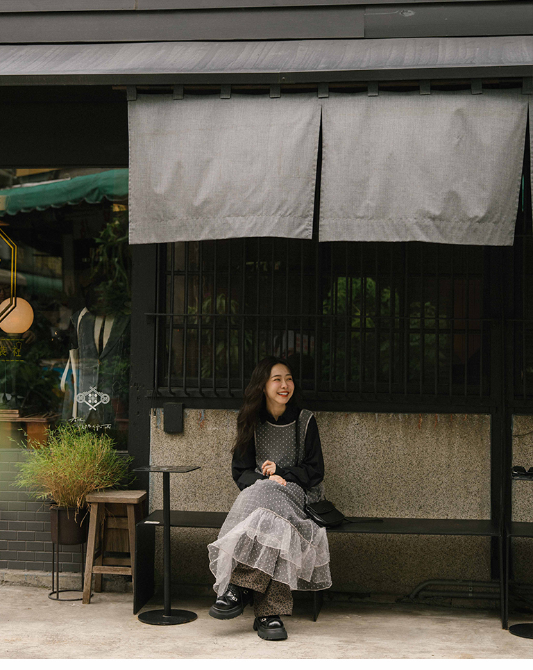 シングルポケットシャツワンピース 2色展開