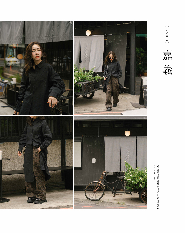 シングルポケットシャツワンピース 2色展開