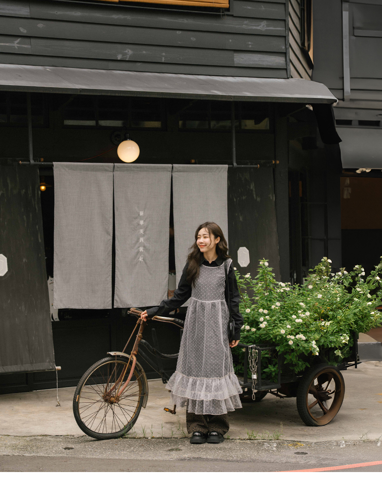 シングルポケットシャツワンピース 2色展開