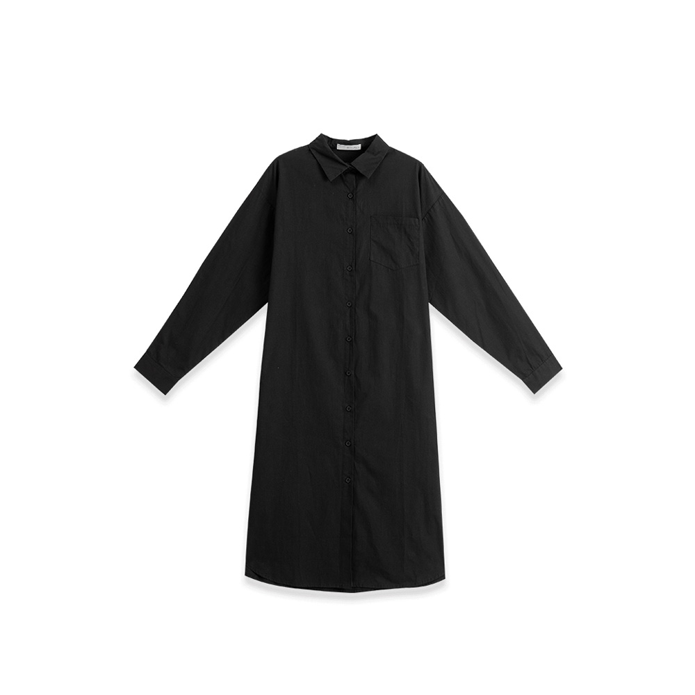 シングルポケットシャツワンピース 2色展開