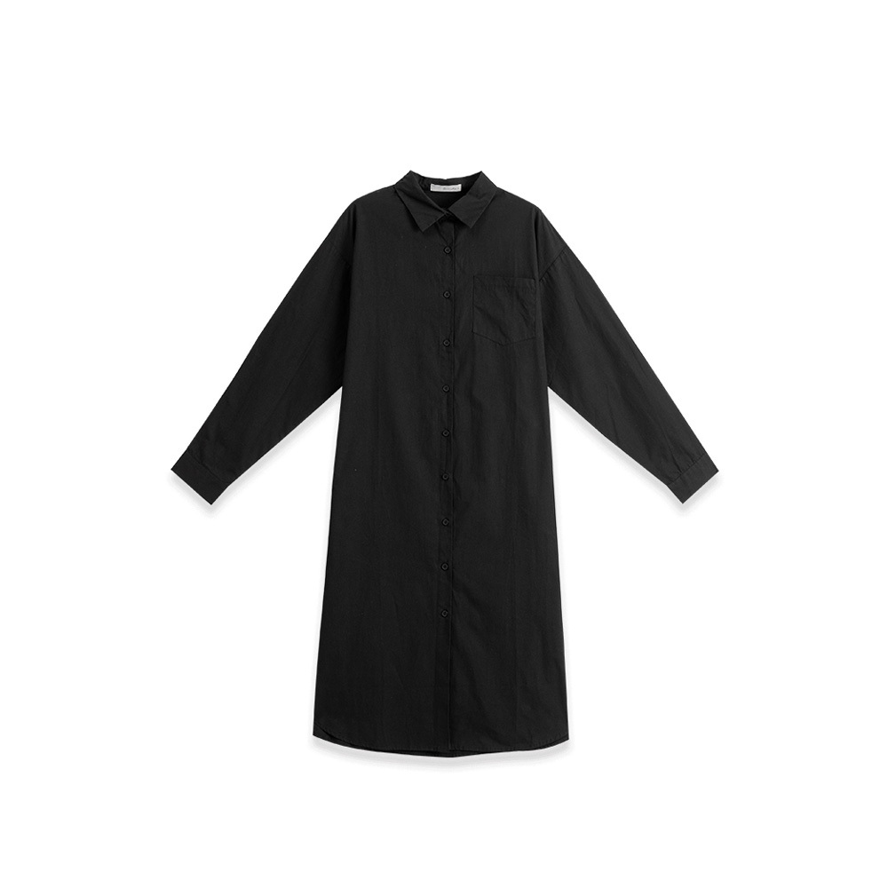 シングルポケットシャツワンピース 2色展開