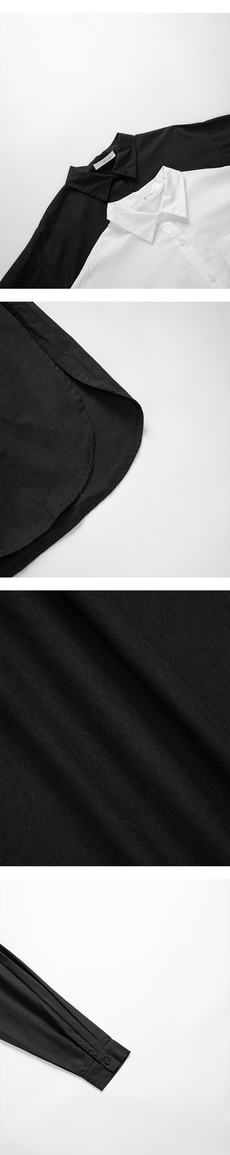 シングルポケットシャツワンピース 2色展開