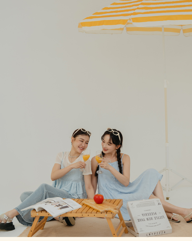 シャーリングミニキャミワンピース 3色展開