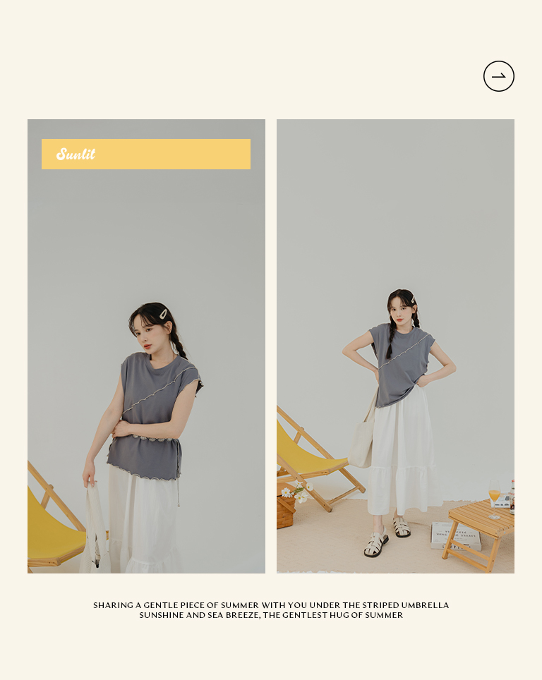 フリルストラップワンピース 2色展開