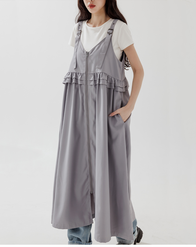 前後2WAYキャミワンピース 2色展開