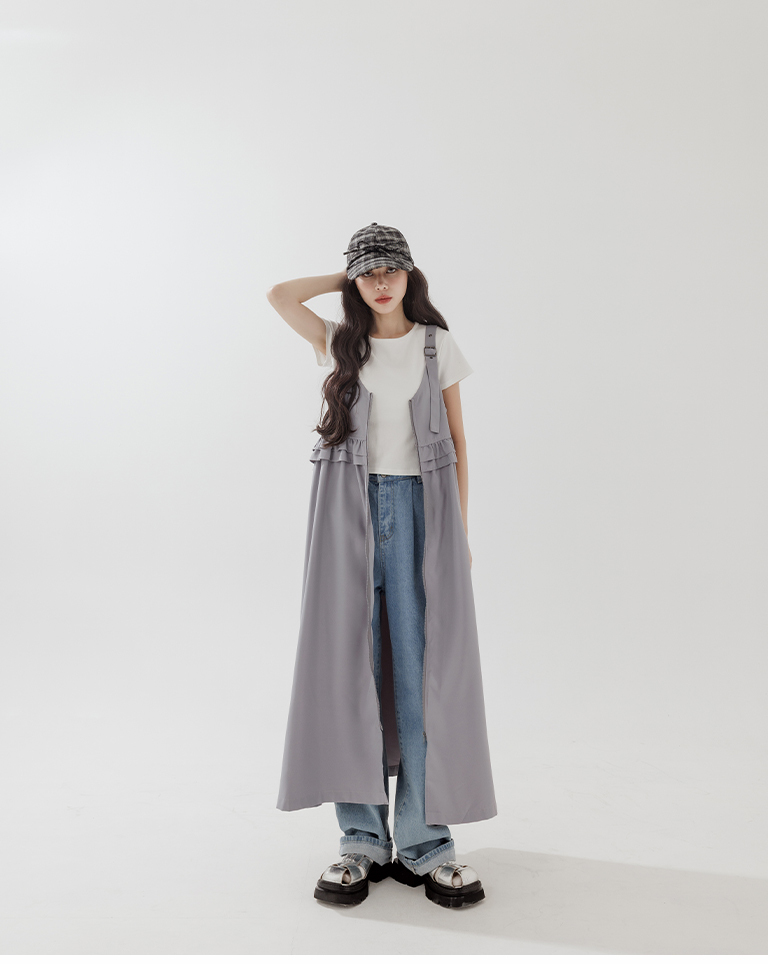 前後2WAYキャミワンピース 2色展開