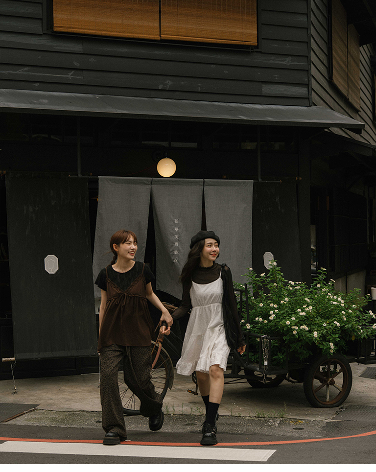 ドビー切り替えティアードワンピース 2色展開