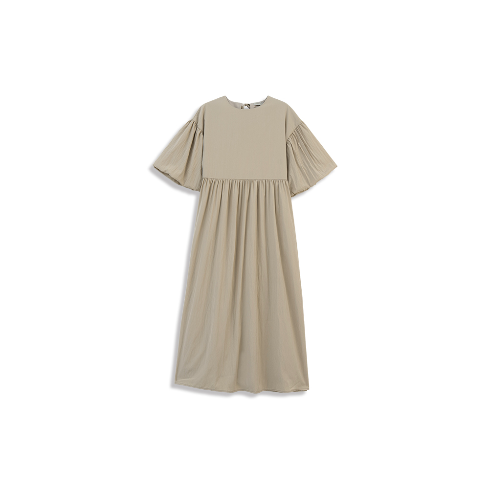 バルーンスリーブワンピース 2色展開