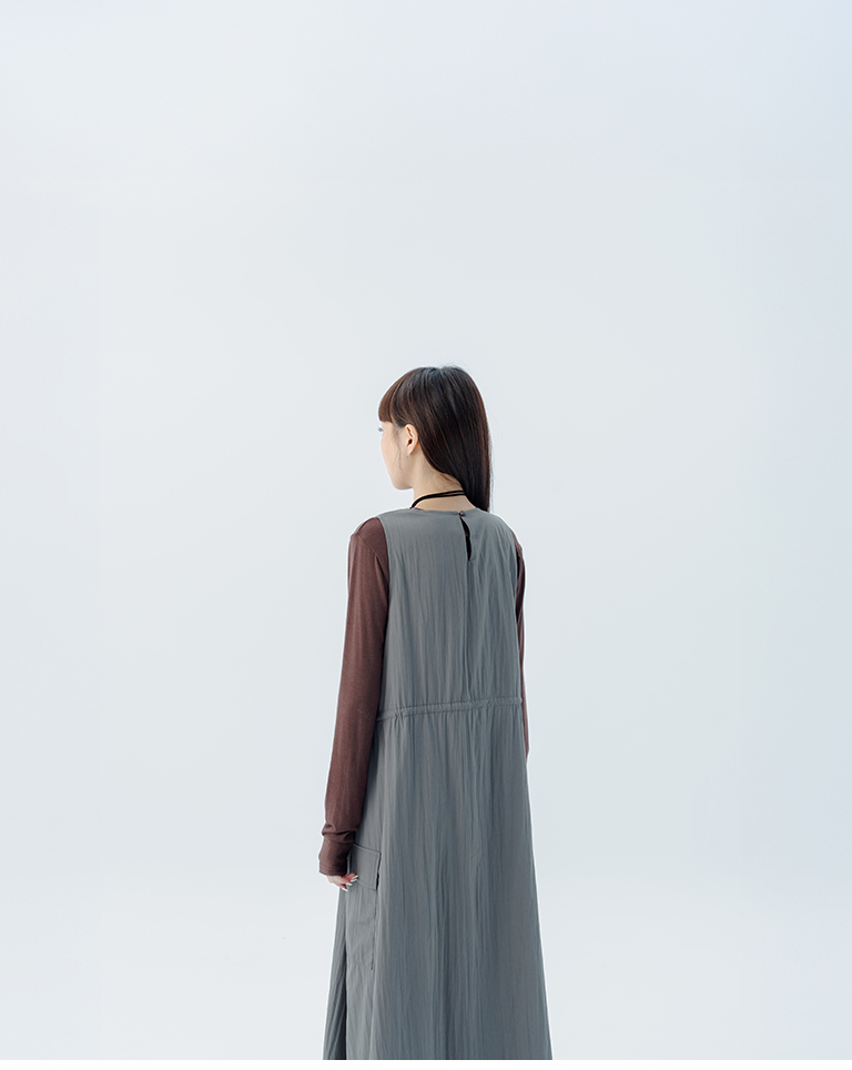 ノースリーブワークワンピース 2色展開