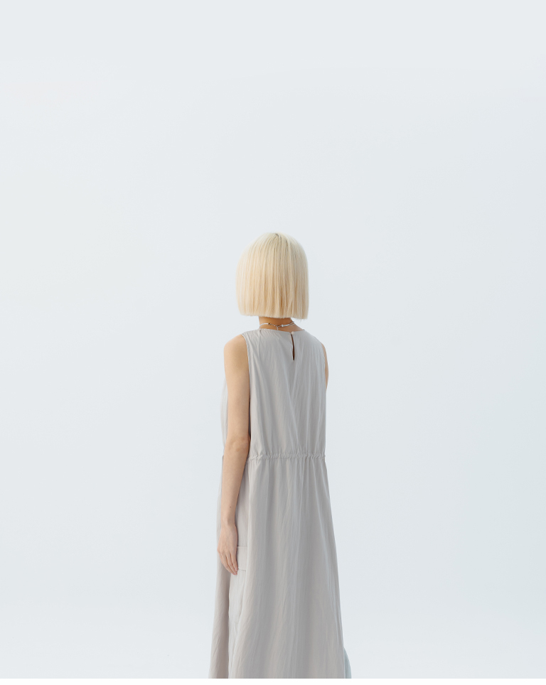 ノースリーブワークワンピース 2色展開