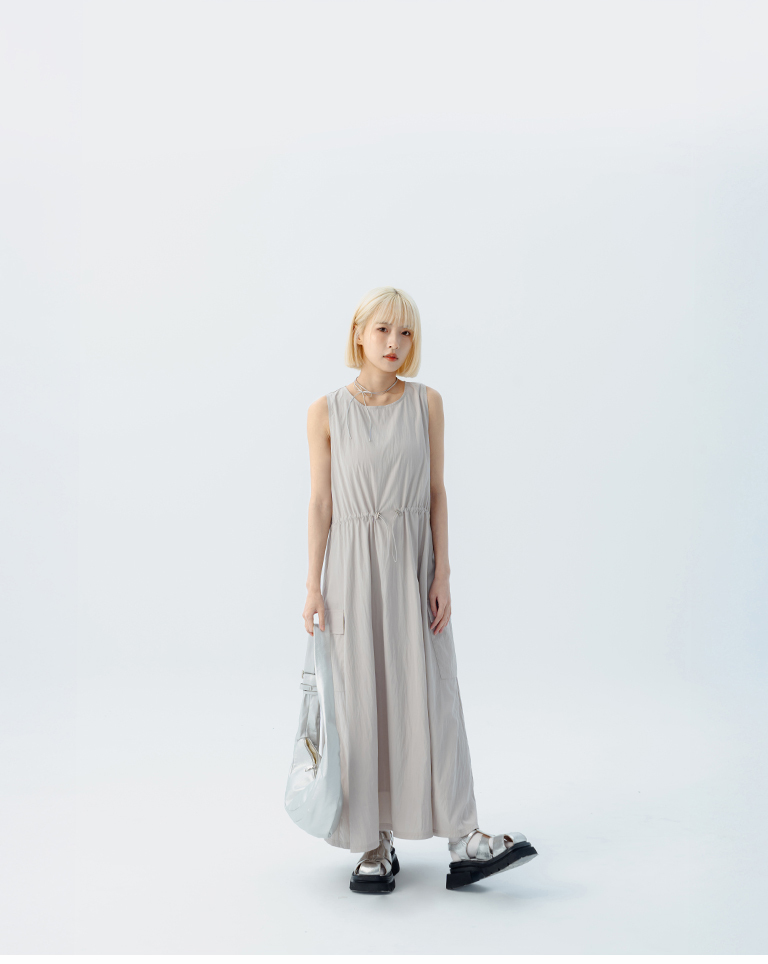 ノースリーブワークワンピース 2色展開