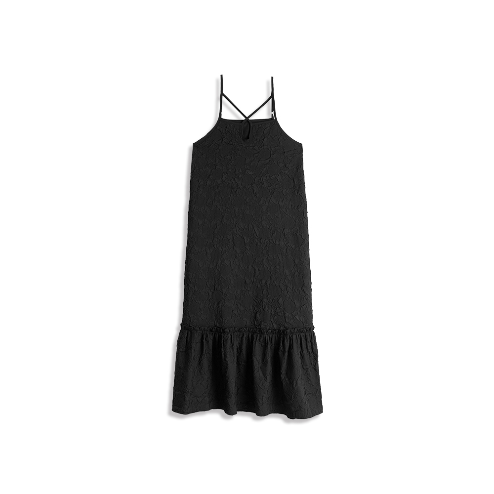 立体ジャカードキャミワンピース　2色展開