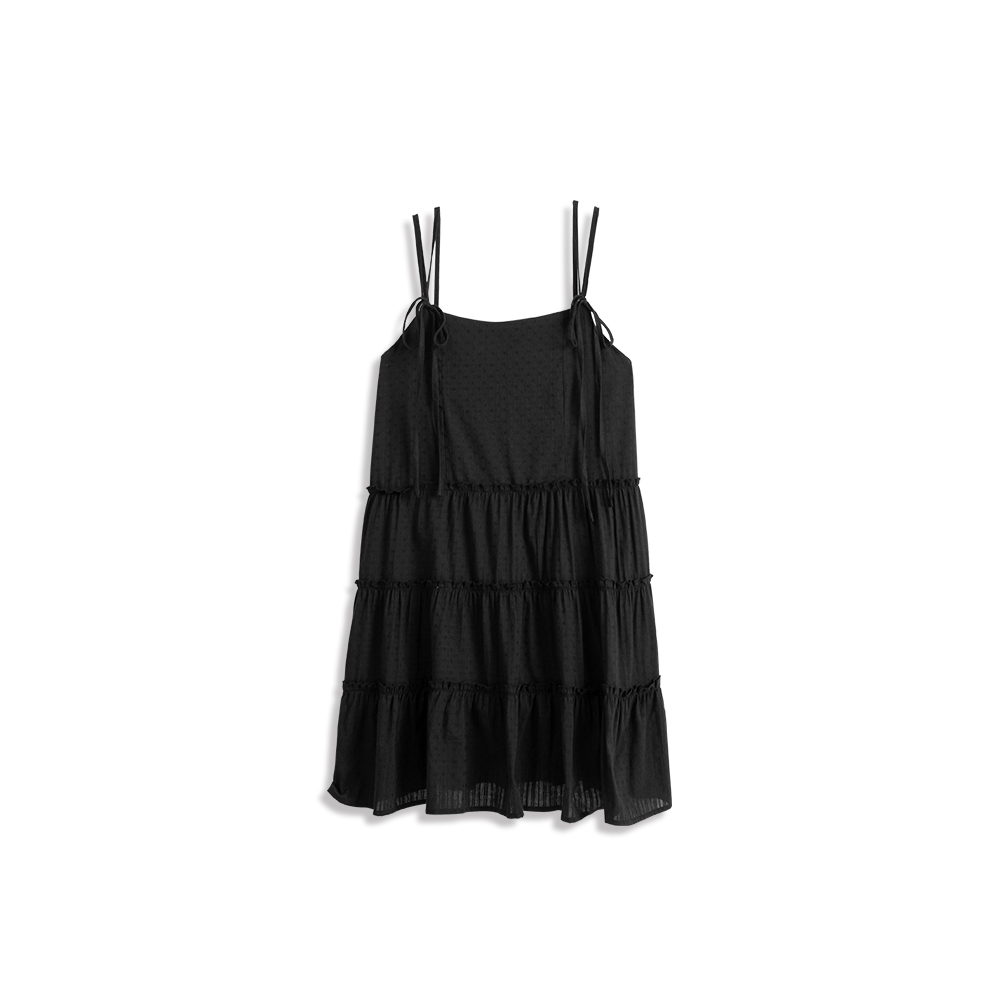 ティアードミニワンピース2色展開