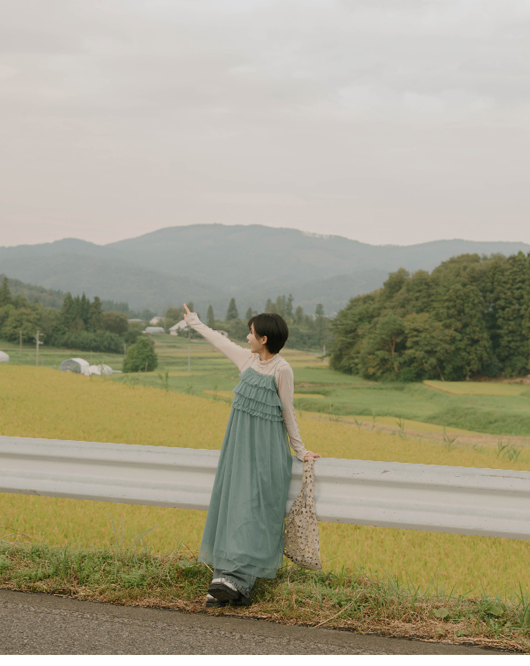 ケーキフリルワンピース 3色展開