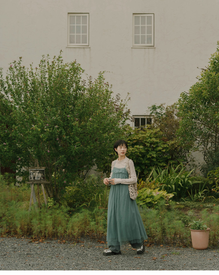 ケーキフリルワンピース 3色展開